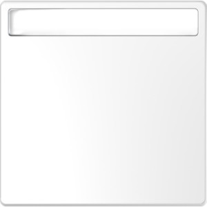 Клавіша з полем для надпису,білий лотос ,MERTEN D-Life Schneider Electric MTN3360-6035