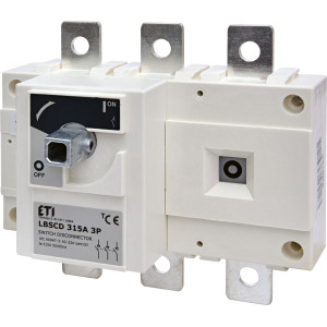 Вимикач навантаження LBSCD 3P 315 ("1-0", 315А)