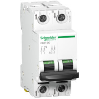 Автоматичний вимикач Acti9 C60H-DC 2P, 63А, крива C Schneider Electric A9N61539