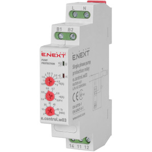 Реле контролю погружного насоса однофазне e.control.w03
