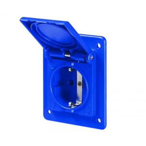 Розетка для прихованого монтажу, IP54, основа 70х87, DIS5704061, ДКС