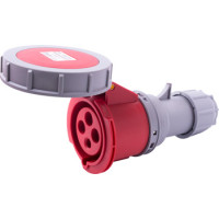 Силова розетка переносна e.socket.224.32.67, 4п., 400В, 32А, IP 67