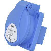 Розетка вбудована (силовий роз'єм) EE-16S IP54 (16A, 250V, Schuko)