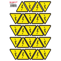 Самоклеюча наліпка "Блискавка"  e.sticker.lightning.85 (85х85х85мм) 20 шт/аркуш