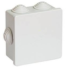 Коробка відгалужувач з кабельними вводами, IP44, 80х80х40мм, 53700, ДКС