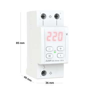 Реле напруги ZUBR D2-40 red