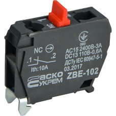 Контакт до постів керування XAL-D ZBE-102 N/C