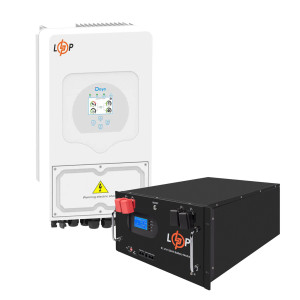 Комплект резервного живлення LogicPower 6000W + літієва (LiFePO4) батарея 11776Wh