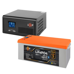 Комплект резервного живлення LogicPower 2300W + літієва (LiFePO4) батарея 7168Wh