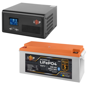 КРЖ LogicPower B1500 + літієва (LiFePO4) батарея 2944 Ватт (19408+25559 230 Ah)