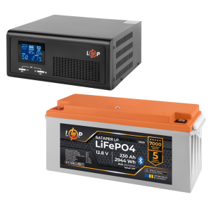 КРЖ LogicPower B1000 + літієва (LiFePO4) батарея 2944 Ватт (19407+ 25559 230 Ah)