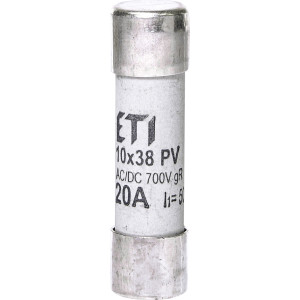 Запобіжник CH 10x38 gR 20A 700V (50kA AC)
