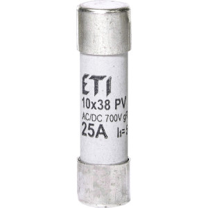 Запобіжник CH 10x38 gR 25A 700V (50kA AC)
