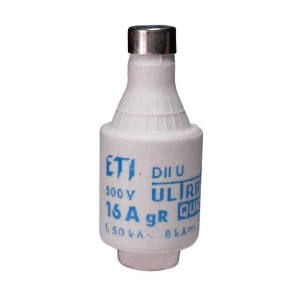 Запобіжник DIIUQ6A/500V gR (50 kA)