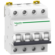 Автоматичний вимикач Acti9 iK60N 4P, 6А, крива C Schneider Electric A9K24406