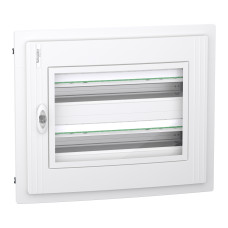 Розподільчий щит врізний, 2 ряди, 24 модулі, прозорі двері, PrismaSeT XS, Schneider Electric LVSXP224