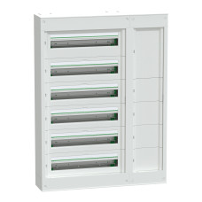 Щит навісний з розподільчим каналом, 6 рядів, 24 модулі, PrismaSeT S, Schneider Electric LVSSD624