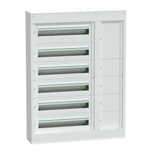 Щит навісний з розподільчим каналом, 6 рядів, 24 модулі, PrismaSeT S, Schneider Electric LVSSD624