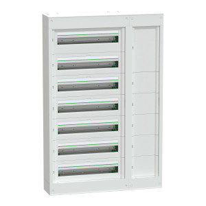 Щит навісний з розподільчим каналом, 7 рядів, 24 модулі, PrismaSeT S, Schneider Electric LVSSD72