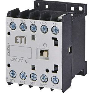Контактор мініатюрний CEC 12.10-230V-50/60Hz (12A; 5,5kW; AC3)