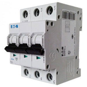 Автоматичний вимикач Eaton PL6-C25/3 6 кА