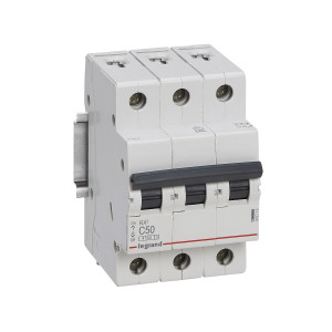 Автоматичний вимикач Rx3 4,5ка 50а 3п C