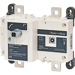 Вимикач навантаження LBS 250 2P DC1000 ("1-0", 250A, 1000V DC)