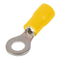 Ізольований наконечник e.terminal.stand.rv1.1,25.4.yellow 0.5-1.5 кв.мм, жовтий, 100шт