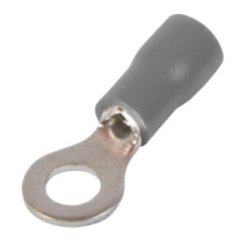 Ізольований наконечник e.terminal.stand.rv3.3,5.6.grey 2.5-4 кв.мм, сірий, 100шт