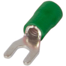 Ізольований наконечник вилковий e.terminal.stand.sv.1,25.5.green 0.5-1.5 кв.мм, зелений, 100шт