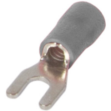 Ізольований наконечник вилковий e.terminal.stand.sv.5,5.8.grey 4-6 кв.мм, сірий, 100шт