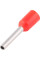 Ізольований наконечник втулковий e.terminal.stand.e0306.red 0.25 кв.мм, червоний, 100шт