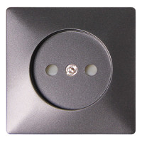 Панель e.lux.12211L.pn.anthracite до розетки без з/і, "антрацит"