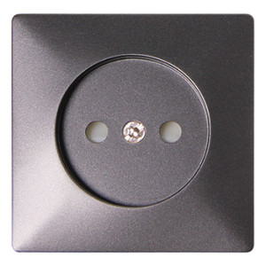 Панель e.lux.12211L.pn.anthracite до розетки без з/і, "антрацит"