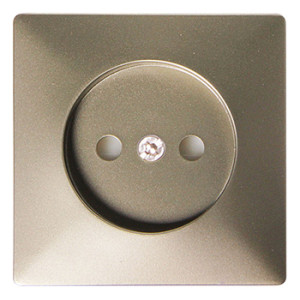 Панель e.lux.12211L.pn.nickel до розетки без з/к, "нікель"