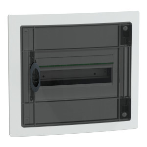 Розподільчий щит врізний, 1 ряд, 13 модулів, димчасті двері, PrismaSeT XS, Schneider Electric LVSXP113