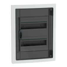 Розподільчий щит врізний, 2 ряди, 13 модулів, димчасті двері, PrismaSeT XS, Schneider Electric LVSXP213