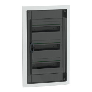 Розподільчий щит врізний, 3 ряди, 13 модулів, димчасті двері, PrismaSeT XS,Schneider Electric  LVSXP313