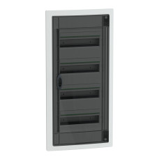 Розподільчий щит врізний, 4 ряди, 13 модулів, димчасті двері, PrismaSeT XS, Schneider Electric LVSXP413