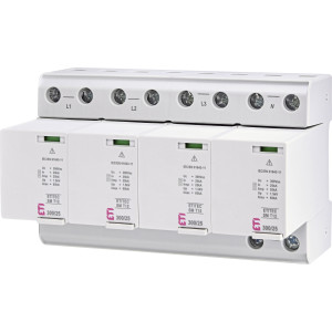 Обмежувач перенапруги ETITEC SM T12 300/25 (4+0, 8p, TNC-S)