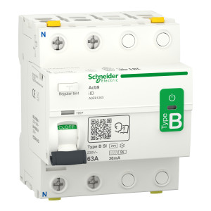 Вимикач диференційного струму Acti9 iID 2P 63 A 30 мА Type B-SI (Перешкодостійкий) Schneider Electric A9Z61263