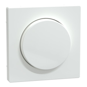 Центральна плата з поворотною ручкою, білий  лотос, Merten D-Life Schneider Electric MTN5250-6035