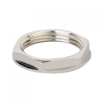 Гайка M20х1,5, товщина 5,5мм, нікельована латунь, тип А, 6006-20, ДКС