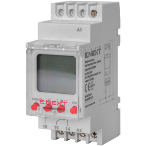Реле часу астрономічне одноканальне e.control.t10m