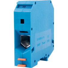 Клемна колодка набірна на DIN-рейку e.tc.din.pro.95.blue, синя, з кришкою