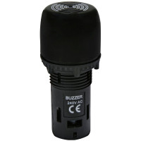 Зумер EBUZ-240A (240V AC, чорний)