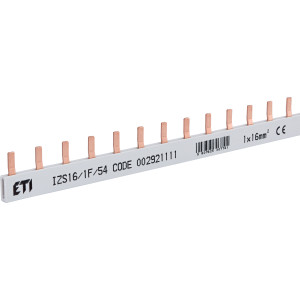 Шина живлення IZS 16/1F/54 (16мм2, 1P, 1м, Pin, 54mod.)