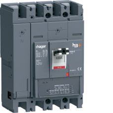 Автоматичний вимикач h3+, P630, In=630A, 4п, 70kA, LSI