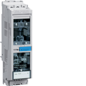 Роз'єднувач запобіжників NH000, 3-пол., 100А, на шину з шагом 40мм