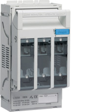 Роз'єднувач запобіжників NH00, 3x160А, на шину з шагом 40мм